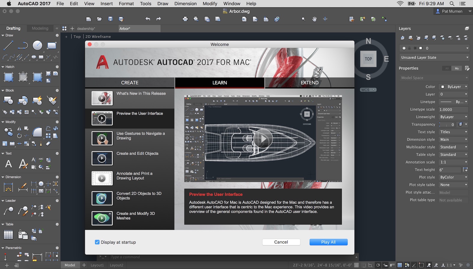 tool palette in autocad